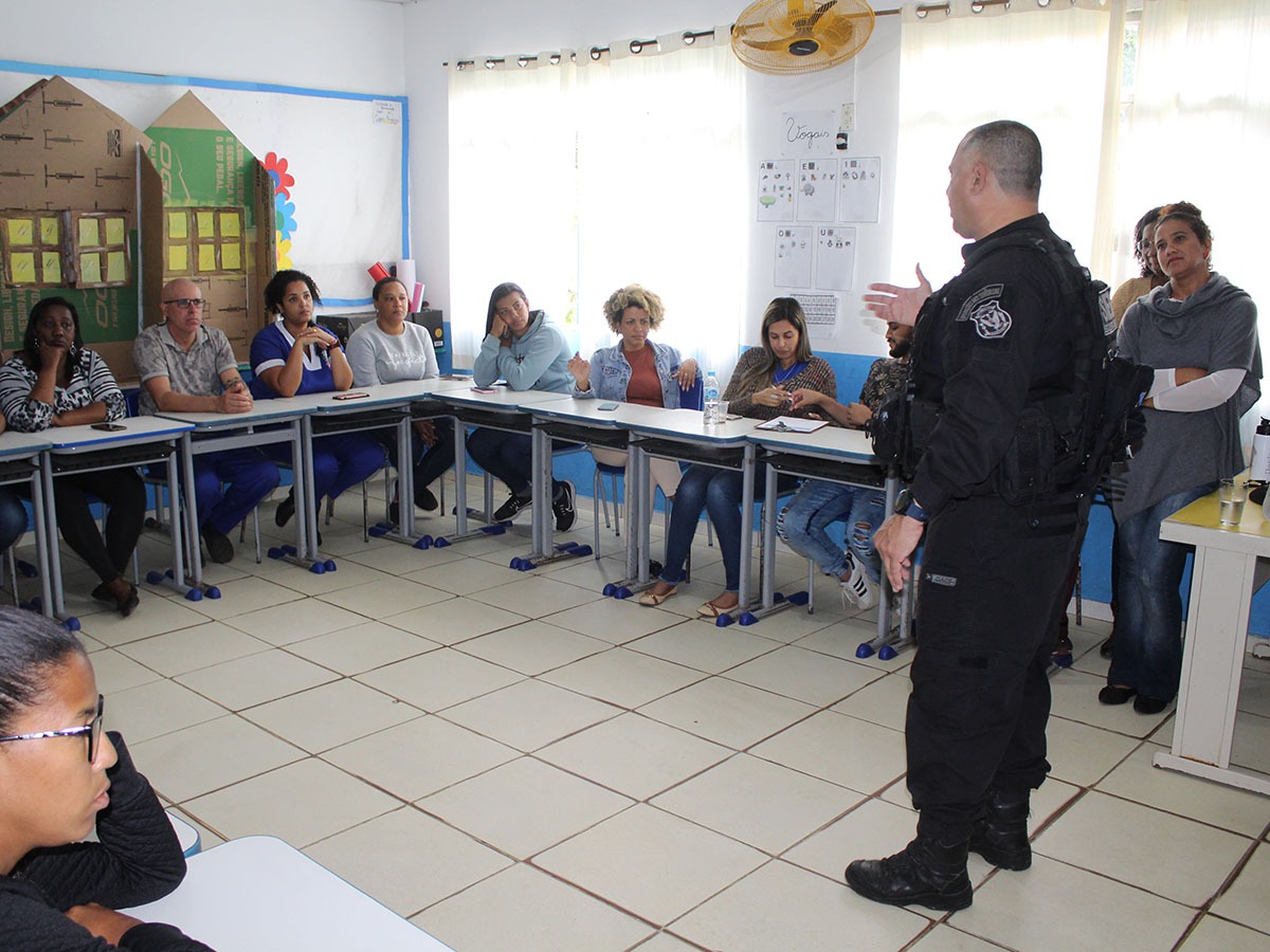 Segurança é tema de capacitação em escola Municipal em Mangaratiba